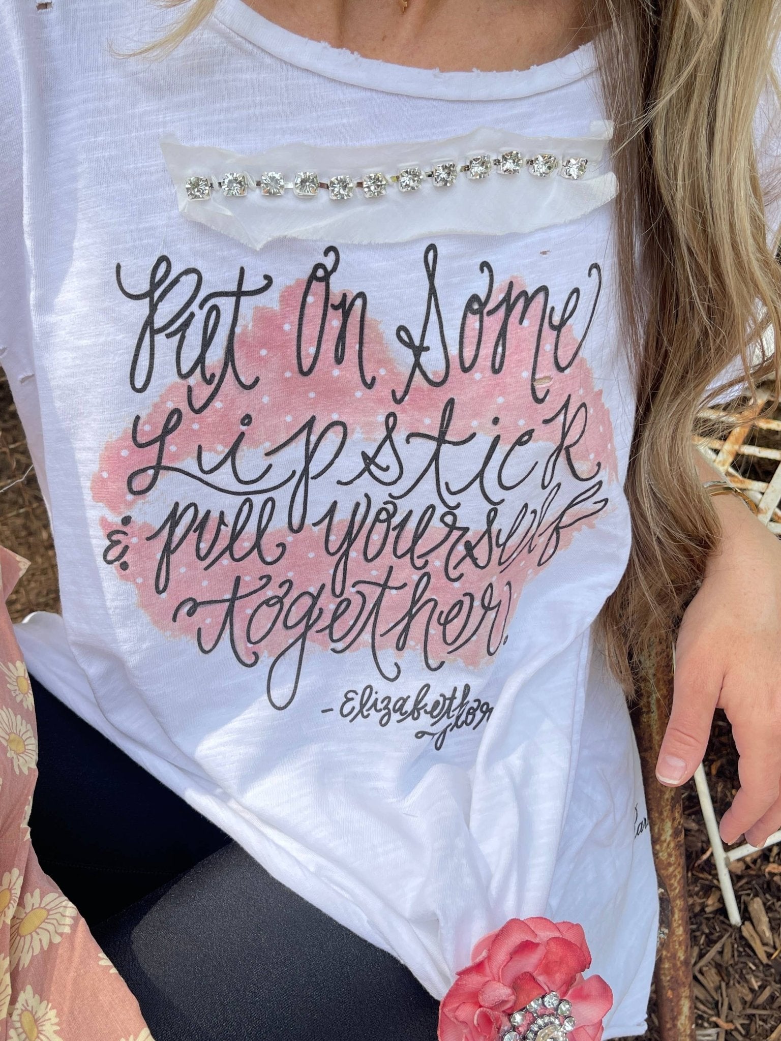 Lipstick Tattered Shirt - 926 West