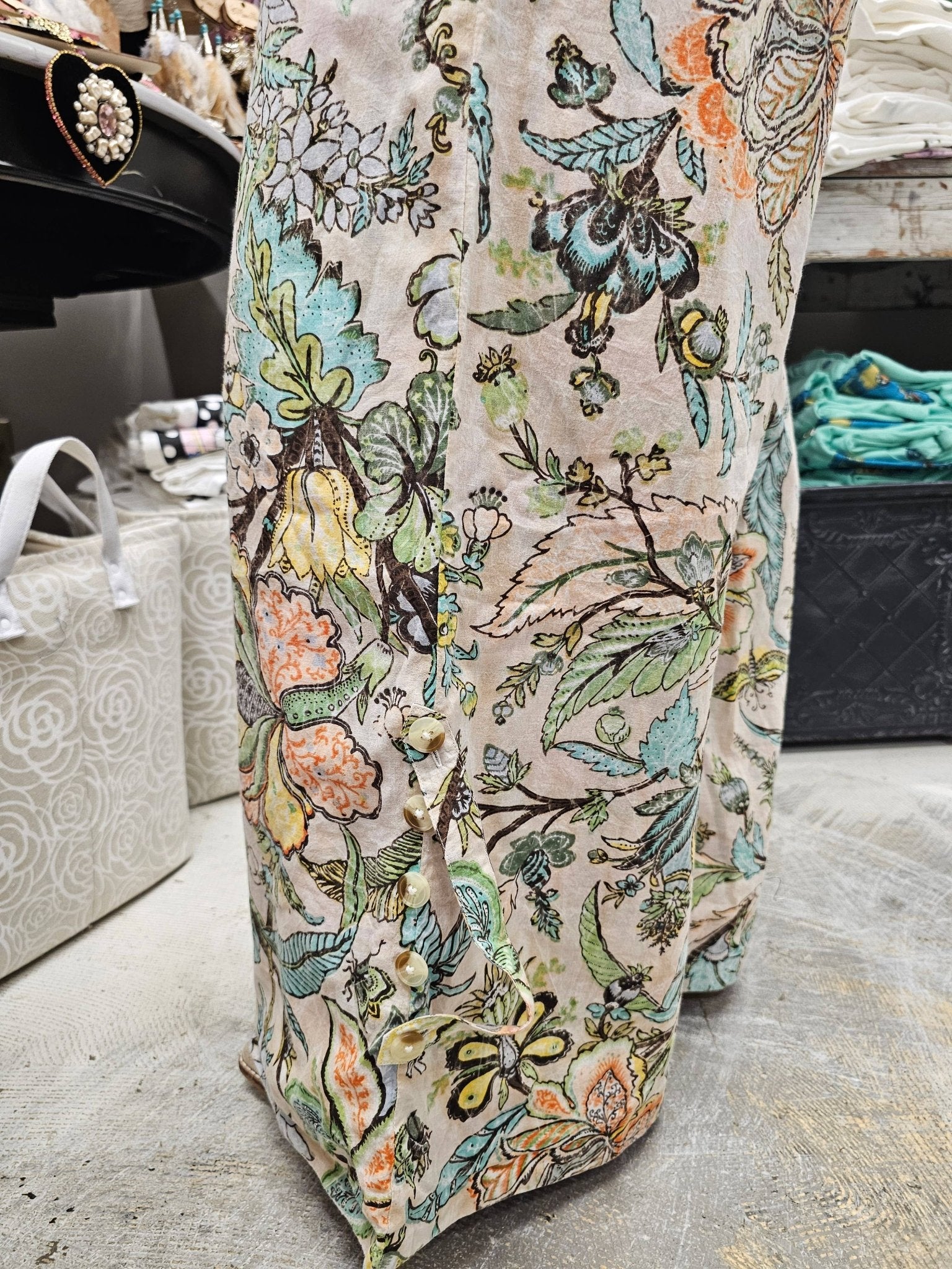 Reversable Plaid/Floral Pant - 926 West